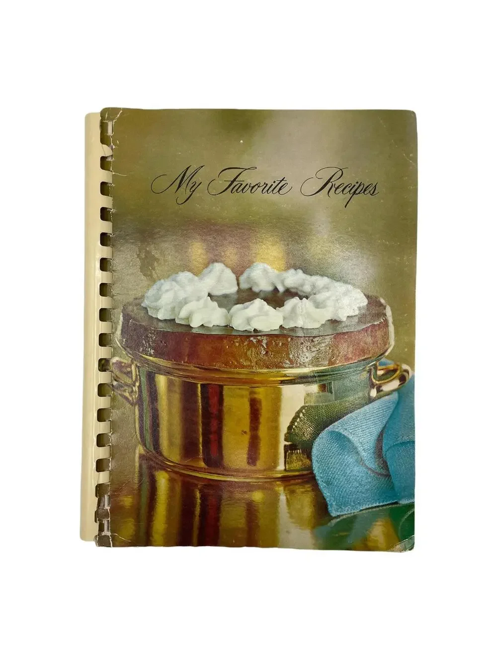 Vintage 1964 Cookbook: My Favorite Recipes, Spiral Bound Recipe Keeper